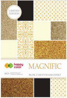 Blok effect MAGNIFIC gold, 20x29cm, 150-