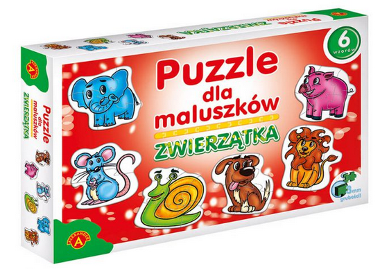 PUZLE DLA MALUSZKÓW ZWIERZĄTKA