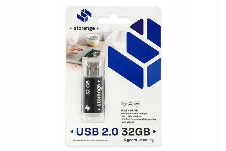 PAMIĘĆ USB 2,0 32GB STORANGE (Zdjęcie 1)