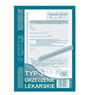 DRUK ORZECZENIE LEKARSKIE TYP-2 A5