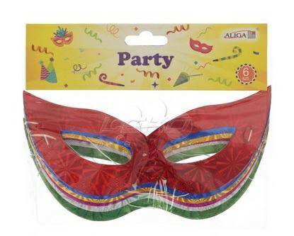 Maska papierowa PAR-8676 op.6szt Party