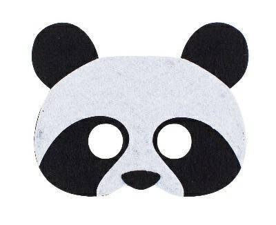 MASKA FILCOWA `PANDA` 17,5X14,5CM.