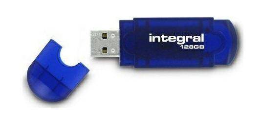 PAMIĘĆ USB 2,0 128GB INTEGRA BLU