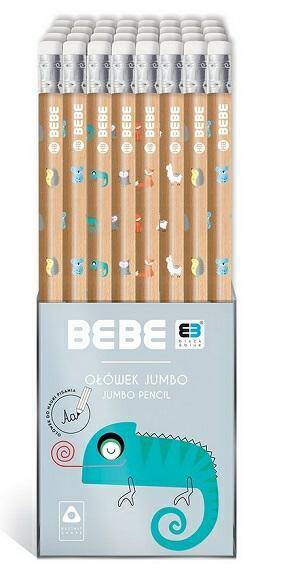 Ołówek z gumką JUMBO BB /36szt.
