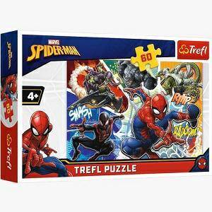 Puzzle 60 Waleczny Spider-Man Disney Mar