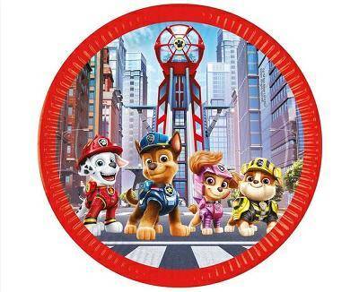 Talerzyki papierowe Paw Patrol: The Movi