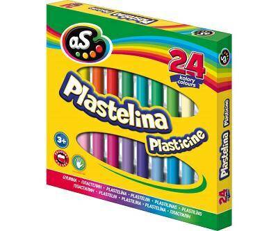 Plastelina szkolna 24 kolory 