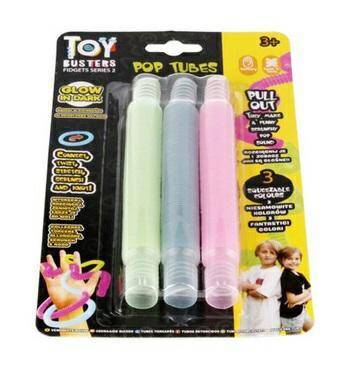 ZABAWKA TOY BUSTERS TUBES GLOW 3 PACK