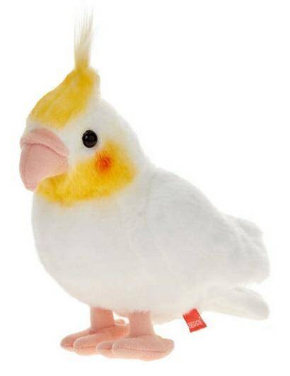 13855 Papuga biała Nimfa 20 cm PP (Zdjęcie 1)