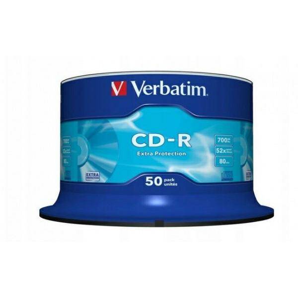 PLYTA CD-R 700/80/52X VERBATIM EX.PROTEK