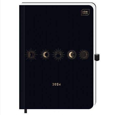Kalendarz książkowy A5 192 Met.Moon