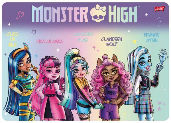 Podkład laminowany A3 MONSTER HIGH