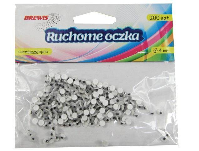 Ruchome oczka 4 mm RO22