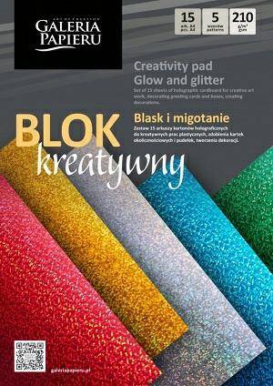 Blok A4 mix kartonów holograficznych BLA