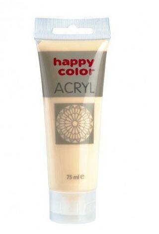 Farba akrylowa 75 ml, cielisty, Happy Co