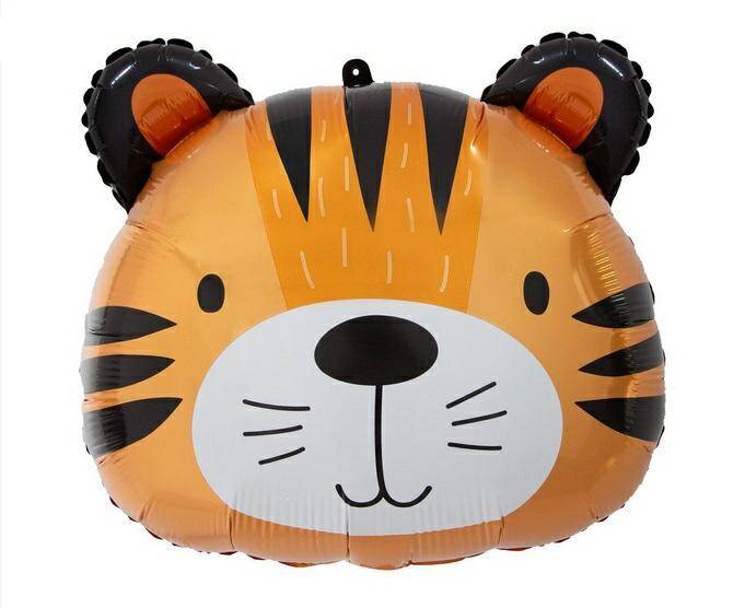 Balon foliowy Tygrys, 41x36 cm (głowa)