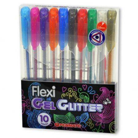 Penmate Długopis żelowy Flexi Gel brokat
