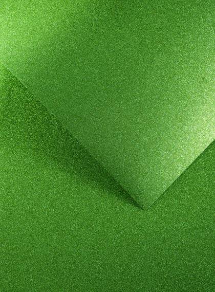 Arkusz samoprzylepny brokatowy Zielony