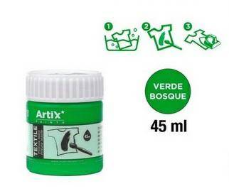 Farby do tkanin 45ml Zielona Artix