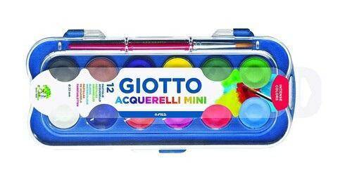 FARBY AKWARELE 12 MINI GIOTTO BLISTER