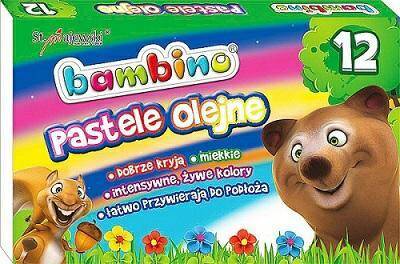 Pastele olejne BAMBINO 12 kolorów