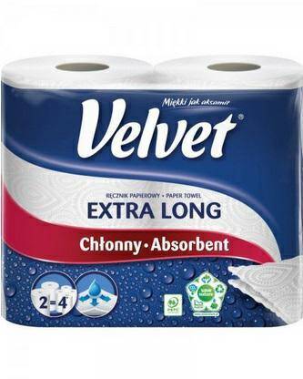 RĘCZNIK PAP.A`2 NAJDŁUŻSZY VELVET/9