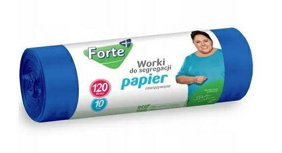 WORKI NA ŚMIECI 120L.10SZT.PAPIER FORTE