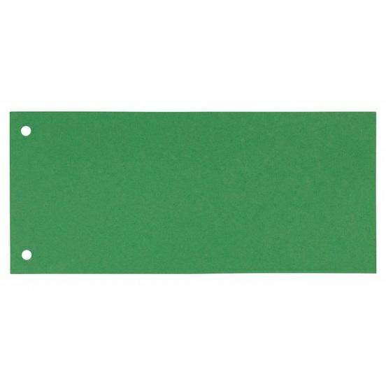 PRZEKŁADKI 1/3 A4 A`100 ZIELONE ESSELTE