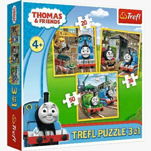 Puzzle 3w1 Tomek i przyjaciele 34821