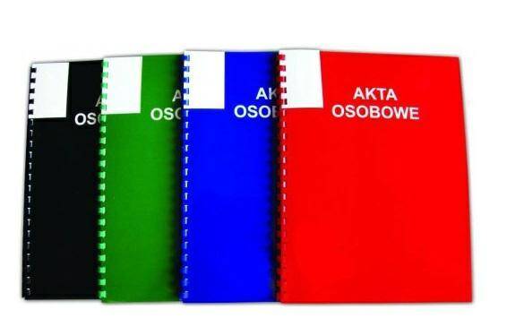 TECZKA AKT OSOBOWYCH 02 NIEBIESKA