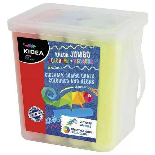 KREDA KOLOR JUMBO+NEONOWA 12SZT.KIDEA