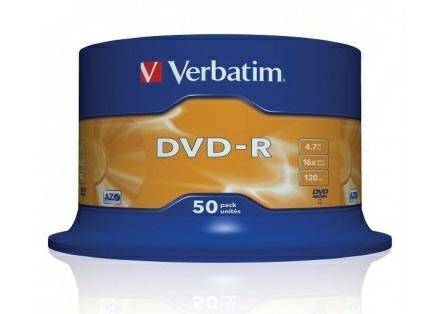 PŁYTA DVD-R VERBATIM CAKE 50 SZT