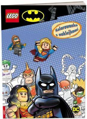 LEGO DC COMICS. KOLOROWANKA Z NAKLEJKAMI