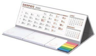 Kalendarz z notesem MAXI KB062B Szary
