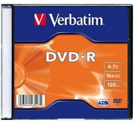 DVD-R 4.7GB VERBATIM A`5