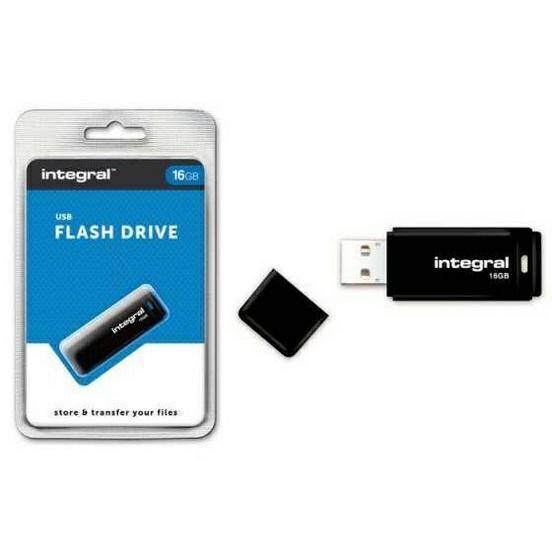 PAMIĘĆ USB 2,0 16GB INTEGRAL BLACK