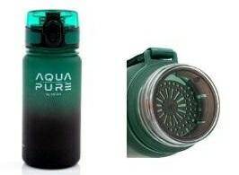 Bidon AQUA PURE by ASTRA 400 ml - green/