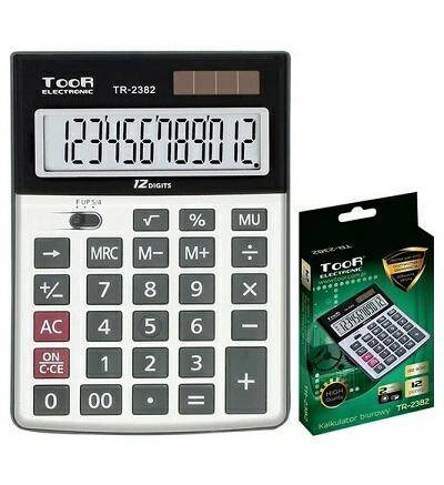 Kalkulator biurowy TOOR TR-2382 12-pozyc