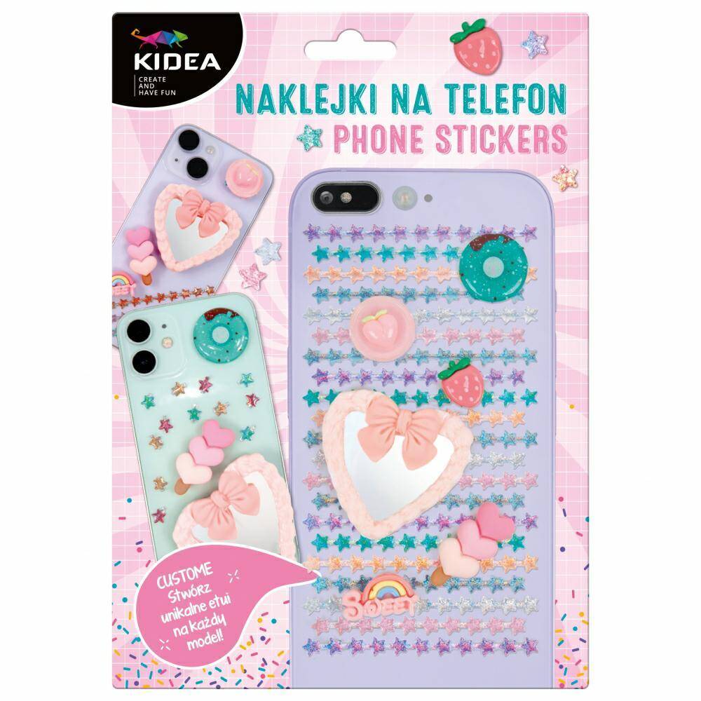 NAKLEJKI NA TELEFON SWEET KIDEA