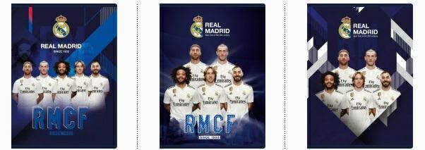 Zeszyt MO A5 32k linia kolor Real Madrid