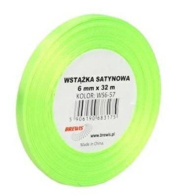 WSTAZKA SATYNOWA 6MM./32M.MIX KOLOR BREW