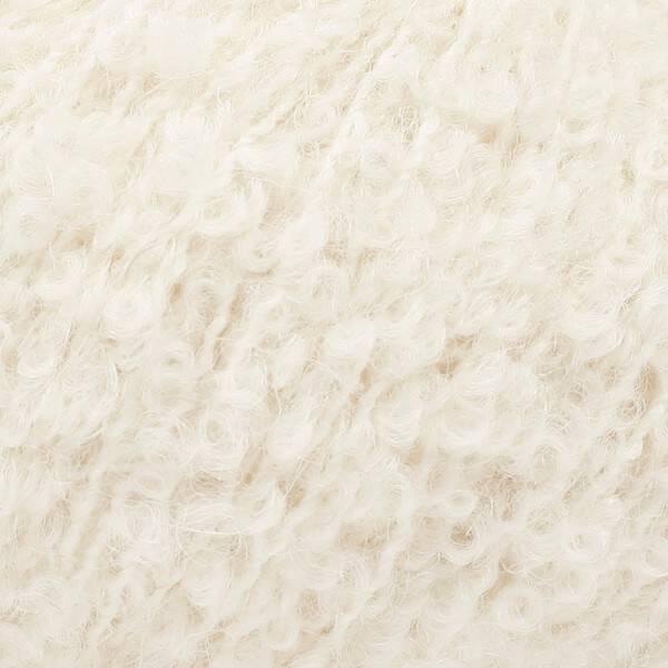 DROPS Alpaca Bouclé - 0100 ecru