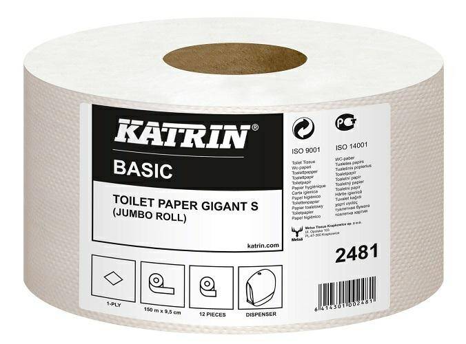 Papier toalet. KATRIN BASIC GIGANT S/150