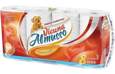 ALMUSSO Papier toalet VICUNA 8szt 2