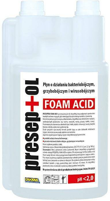PRESEPTOL Foam Acid 1 L mycie