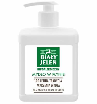 BIAŁY JELEŃ Mydło w płynie dozow. 500ml