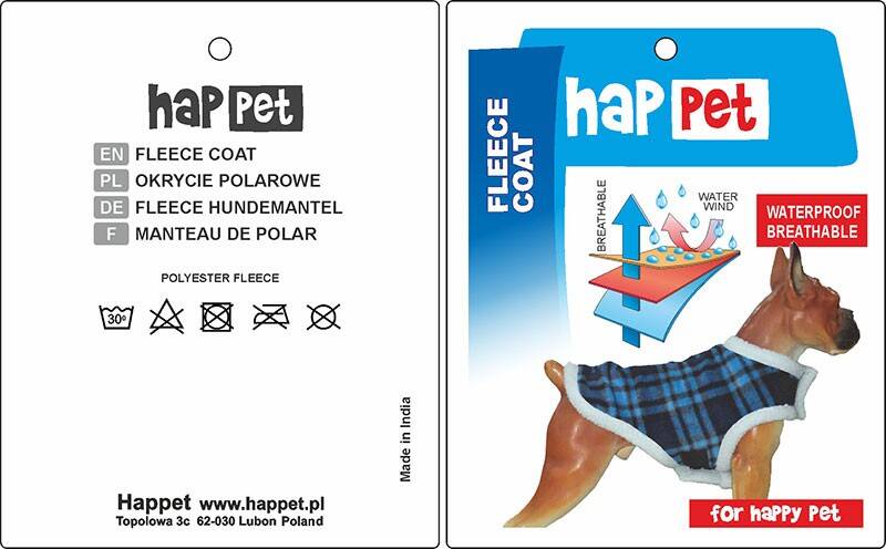 Polar dla psa Happet 301B fiolet XS-25cm (Zdjęcie 2)