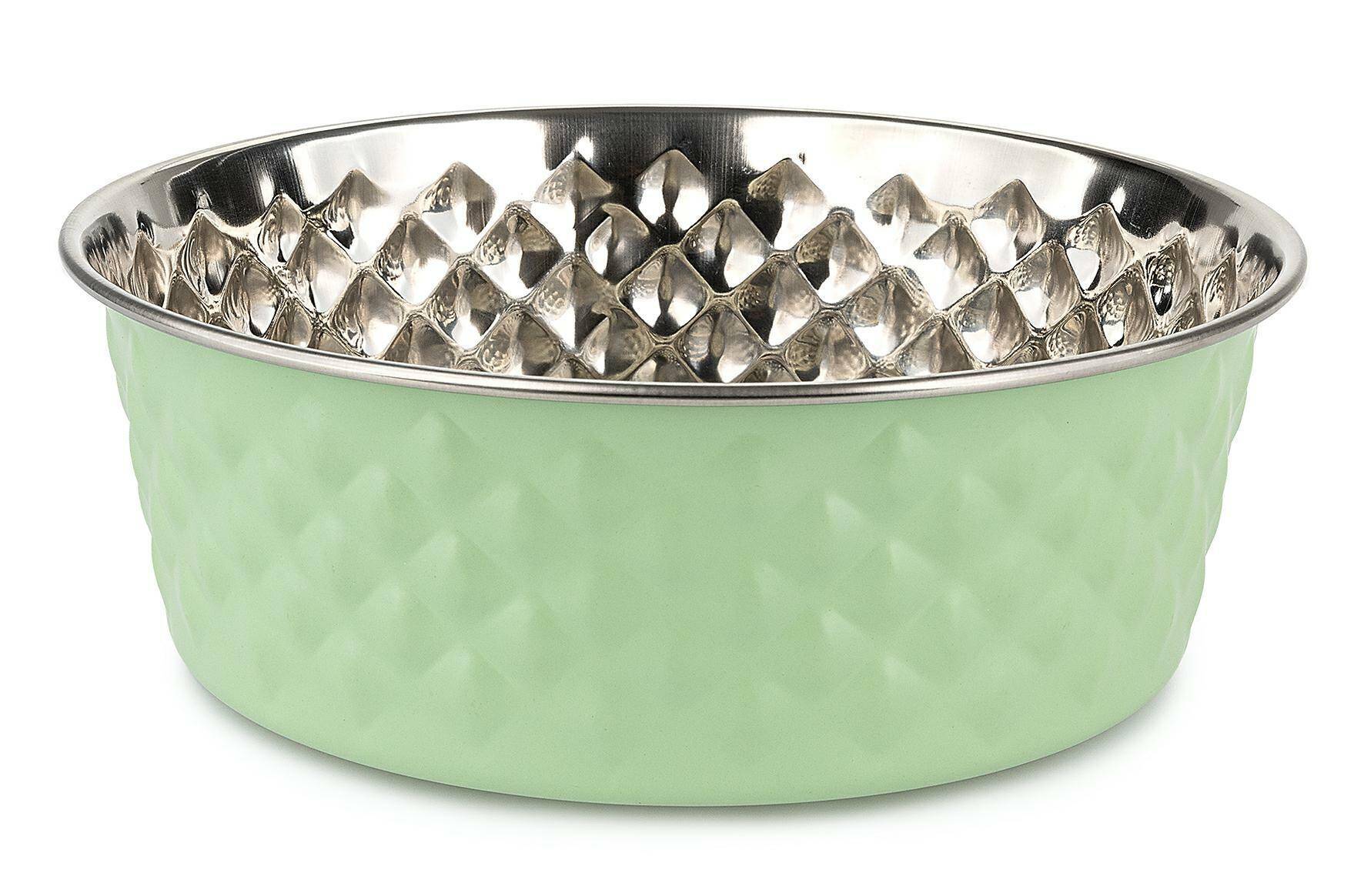 Diamond Pattern Bowl green 17,5cm/1,6l