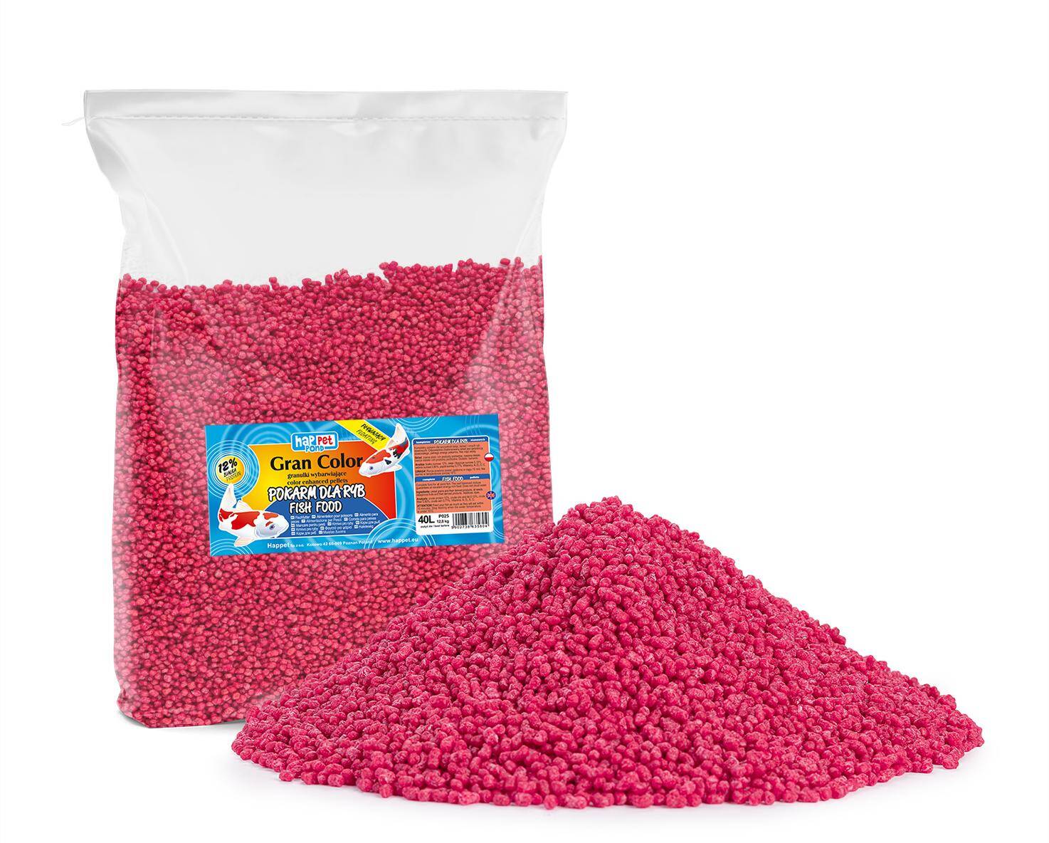 Die Fischpellets farbverstärkende Happet 40l (L-P025PO)