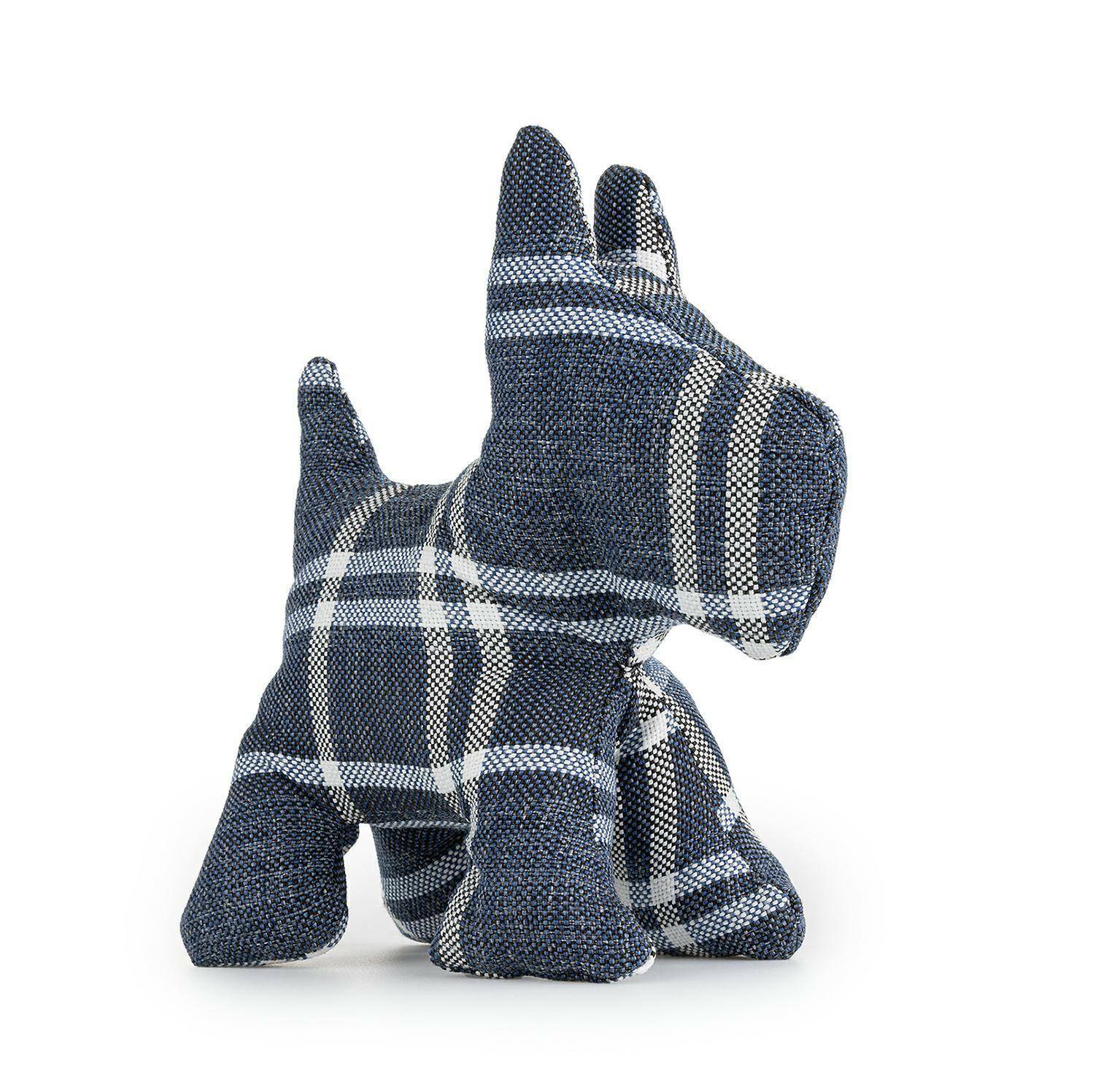 Z888 Textile toy terrier blue stripe 20cm (Photo 2)